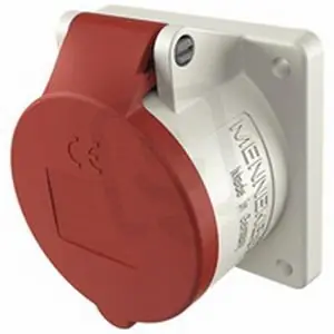 Mennekes 3451 Zásuvka vestavná 32A 5P 400V IP44 6h přímá Mennekes 3451 Omezená Nabídka