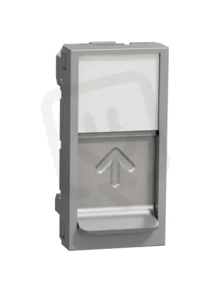 Bezpečná Platba Centrální deska NOVÁ UNICA RJ45 Keystone 1M, Aluminium SCHNEIDER NU946030