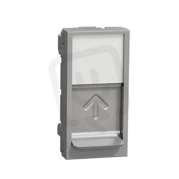 Bezpečná Platba Centrální deska NOVÁ UNICA RJ45 Keystone 1M, Aluminium SCHNEIDER NU946030
