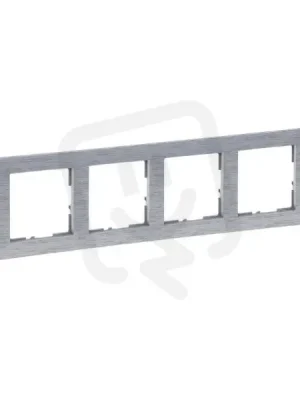 Autentický SUNO RÁMEČEK ČTYŘNÁSOBNÝ BROUŠENÝ HLINÍK LEGRAND 721564