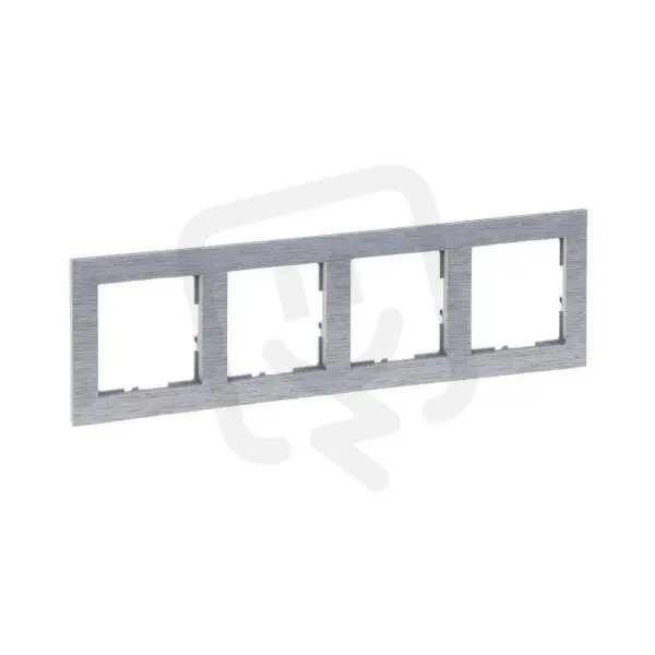 Autentický SUNO RÁMEČEK ČTYŘNÁSOBNÝ BROUŠENÝ HLINÍK LEGRAND 721564