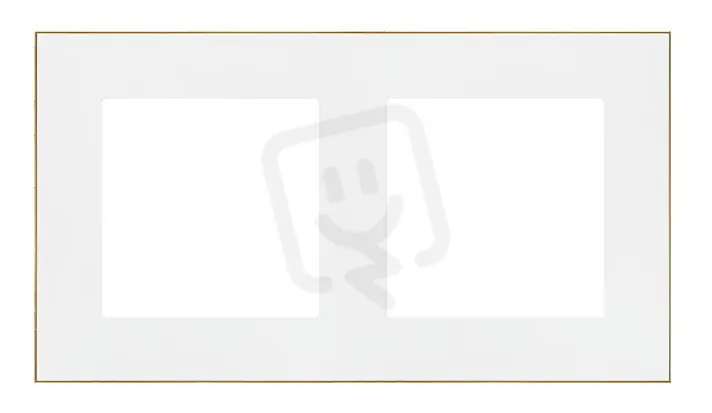 Rámeček 2 násobný bílá KONTAKT SIMON TRD2.166/111 Sezónní Sleva