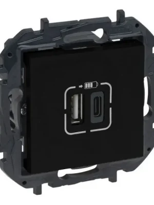 Akční Cena NILOE S.NABÍJEČKA USB A+C ČER. LEGRAND 863540B