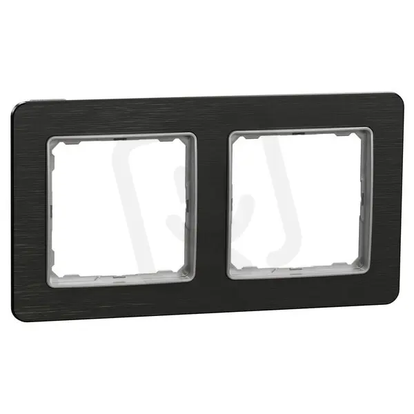 Poslední Šance Rámeček dvojnásobný Leštěný Titan,Sedna Design/Elements SCHNEIDER SDD372802U