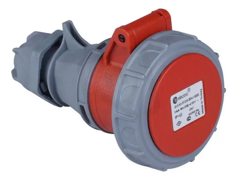 Autentický Spojovací zásuvka 5x16A/IP67, Quick connect TP ELECTRIC 516-6-S-Q-G