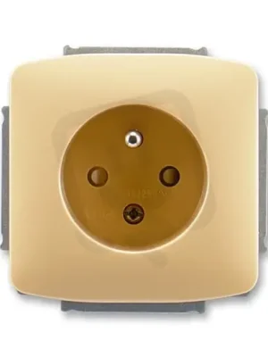 Kryt zásuvky ABB TANGO (šroub dole), (5518A-A2359 D) béžová ND5518A-A2351 D Akce