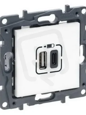 NILOÉ STEP NABÍJEČKA USB A+C BÍLÁ LEGRAND 863140 Dokud Zásoby Vydrží