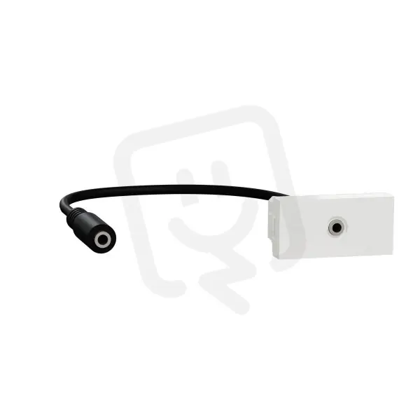 NOVÁ UNICA Mini jack audio 3,5 mm konektor, 1M, Bílý SCHNEIDER NU343318 Sleva