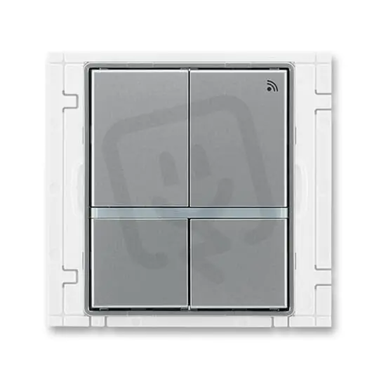 Akční Nabídka Vysílač RF signálu čtyřtlačítkový 868 MHz 3299E-A11908 36 ocelová Time ABB