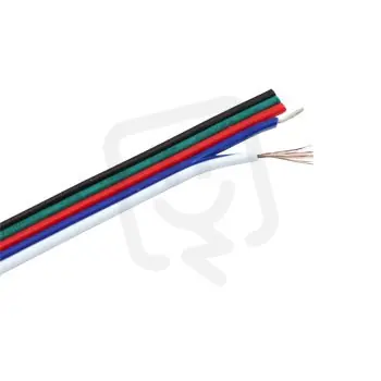 FK-KAB-5X030MM-RGBW Plochý RGBW kabel 5 x 0,3 mm2, AWG24 FK TECHNICS 4731755-01 Akční Nabídka