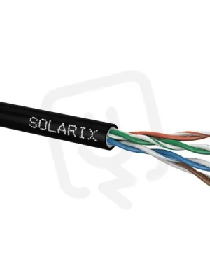 Jen Po Omezenou Doba Venkovní instalační kabel CAT5E UTP PE Fca gelový 305m/box SOLARIX 27655196