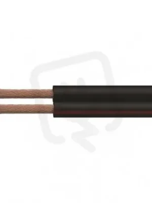 Levný Dvojlinka ECO 2x0,5mm, černo/rudá, 100m EMOS S8253