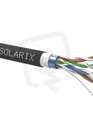Oblíbený Venkovní instalační kabel CAT5E FTP PE+PVC Fca dvojplášť 305m/cívka