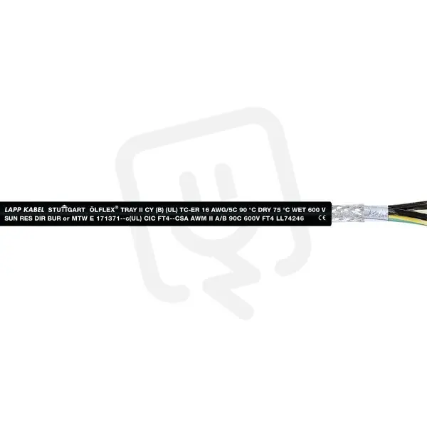 Ovládací kabel ÖLFLEX TRAY II CY 4G10 8/4C LAPP 2208040 Značkový