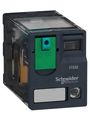 Časově Omezené Schneider RXM3AB2BD Miniaturní 3P, 10 A, 24 V DC s LED (obj.množství 10 ks)