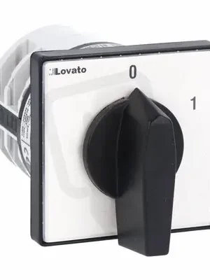 Novinka Lovato 7GN4010U vačkový spínač GN 40A/3P, spínač 0-1, úhel 60°, čelní montáž
