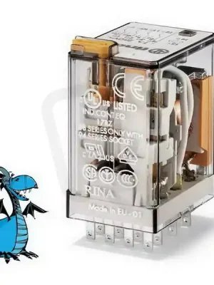 Miniaturní průmyslové relé, DIN, 4P/7A, 48V AC, MA_MI FINDER 55.34.8.048.0040 Koupit Online