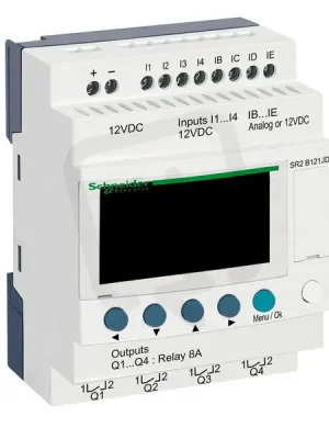 Originální Schneider SR2B121JD ZL COMPACT 12VDC s hod 8DI(4AI)/4RO