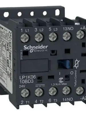 Schneider LP1K1210BD3 MiniStykač 12A 1‘Z‘ 24V DC, cívka s integr.ochr. Akce