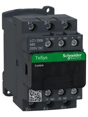Novinka Schneider LC1D09MD Stykač 9A 1‘Z‘ +1‘V‘ 220V DC