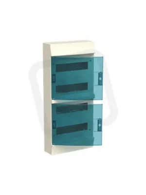 Must-Have Nástěnná rozvodnice ABB IP41/48M, Mistral41W vč. N/PE, průhledná dvířka