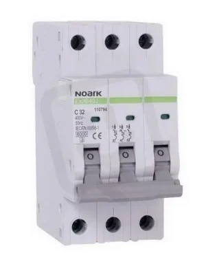 Úzký instalační jistič NOARK 110745 EX9B40J 40,5 mm, 6 kA, char. B, 6 A, 3-pól Ověřený