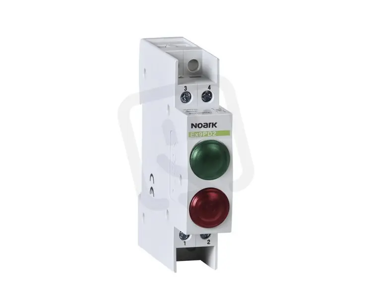 Novinka Světelné návěstí NOARK 102459 EX9PD2GR 6,3V AC/DC 1 zel. LED a 1 červená LED