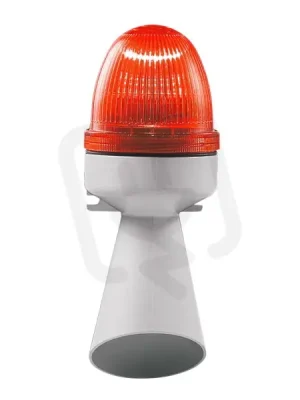 Akční Cena Houkačka s optickou signalizací SLEMF 240V AC IP43 95 dB červená trvalý tón/svit