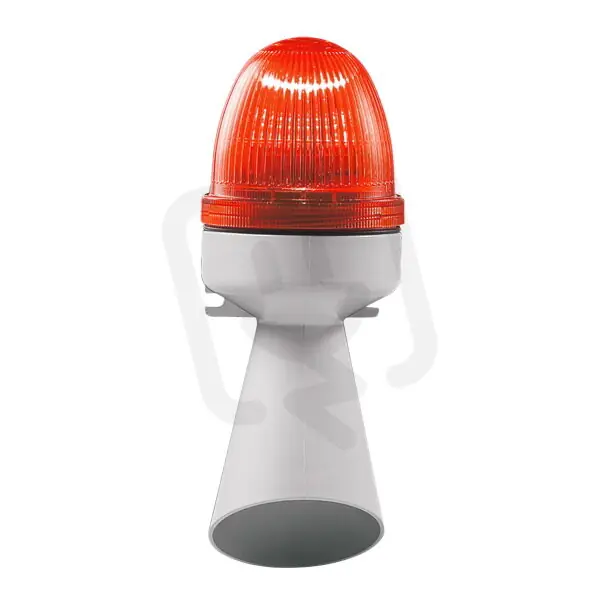 Akční Cena Houkačka s optickou signalizací SLEMF 240V AC IP43 95 dB červená trvalý tón/svit