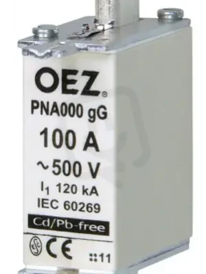 Výprodej PNA000 32A aM Pojistková vložka AC500V/DC250V vel.000 motorová OEZ 40497