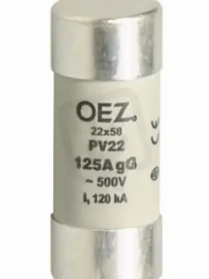 Novinka PV22 16A aM Pojistková vložka AC690V/DC250V vel.22×58 motorová OEZ 06741