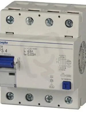 Značkový Proudový chránič DFS4 063-4/0,03-AC 4P, 63 A, 0.03 A DOEPKE 09144902