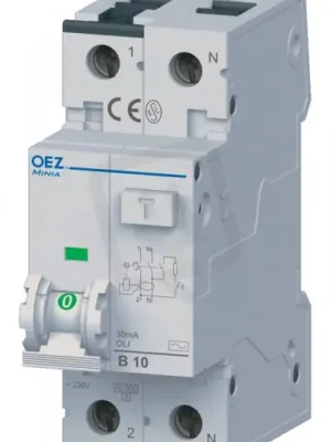 OLI-25B-1N-030A Proudový chránič s jističem 25A B 30mA 1+N 10kA typ A OEZ 38296 Finální Výprodej