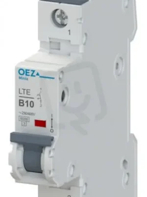 LTE-25C-1 Jistič In 25A,Ue AC 230/400V/DC 72V, ch.C, 1pól, 6 kA OEZ 41895 Tovární Cena