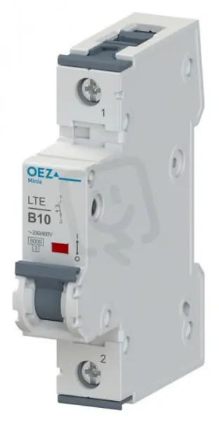LTE-25C-1 Jistič In 25A,Ue AC 230/400V/DC 72V, ch.C, 1pól, 6 kA OEZ 41895 Tovární Cena
