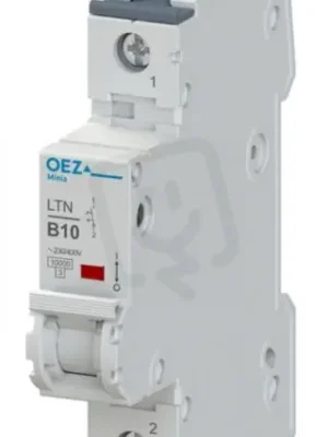 Výhodná Nabídka LTN-25D-1 Jistič In 25A,Ue AC 230/400V/DC 72V, ch.D, 1pól, 10 kA OEZ 41676
