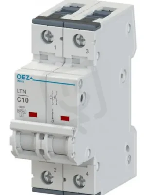 LTN-8D-2 Jistič In 8A,Ue AC 230/400V/DC 144V, ch.D, 2pól, 10 kA OEZ 41754 Expresní Doručení