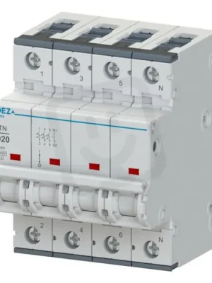 LTN-25B-3N Jistič In 25A,Ue AC 230/400V/DC 216V, ch.B, 3+N-pól, 10 kA OEZ 41821 Koupit Online