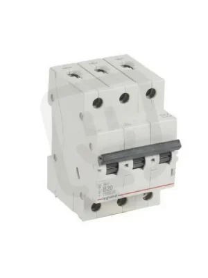 RX3 JISTIČ, 3 PÓLOVÝ, CHAR. B, 20A 6000A LEGRAND 419170 Vrácení Zdarma