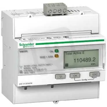 Vysoce Kvalitní Schneider A9MEM3265 Elektroměr iEM3265, nepřímé měření, komunikace BACnet, MID