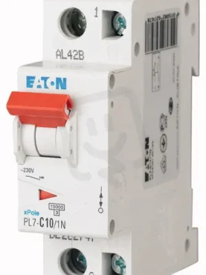 Nejlepší Volba Jistič PL7-D10/1N, char D, 1+N-pólový, 10kA, 10A EATON 262756