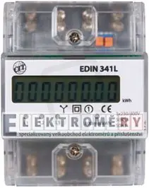 Elektroměr EDIN 341L, 3f.1s. 3x80A, LCD, neověřený E1530 Autentický