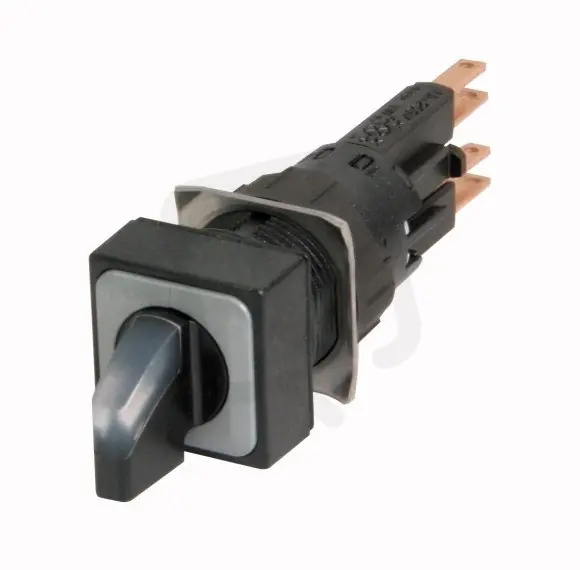 Eaton Q18LWK3R-WS/WB Prosvětlená ovládací hlavice,18x18, s aret., s žárov., bílá Dokud Zásoby Vydrží