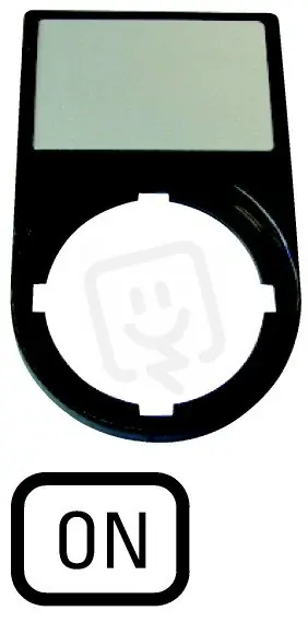 M22S-ST-GB6 Nosiče štítků-komplety 30x50mm oblé černé ON EATON 216496 Top Prodej