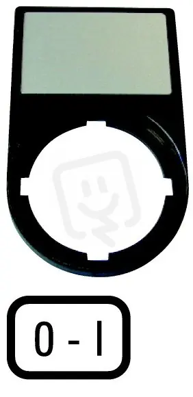 M22S-ST-X89 Nosiče štítků-komplety 30x50mm oblé černé 0-I EATON 218147 Odeslání Ihned