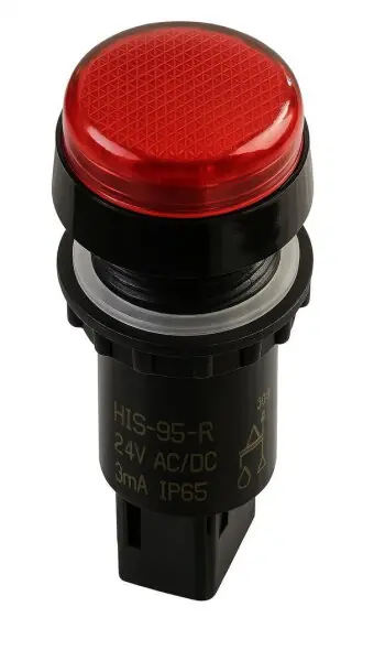 Tovární Cena Indikační signálka HIS-95 R 24AC/DC 22mm červená ELECO 216600