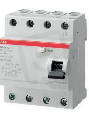Nejprodávanější FH204AC-63/0,03 proudový chránič čtyřpólový 63 A 30mA AC ABB 2CSF204002R1630