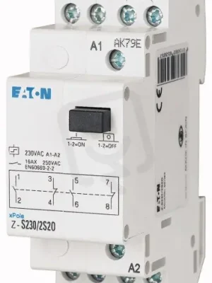Z-S24/W Impulsní relé tlačítko 24V AC/12V= 1přep. kontakt 16A EATON 265545 Akční Cena