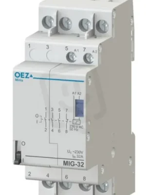 MIG-32-40-A230 Impulzní relé Ith 32A,Uc AC 230 V, 4x zapínací kontakt OEZ 43193 Aktuální