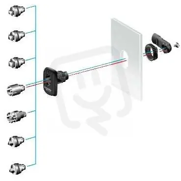 Schneider NSYAEDLB5S3D S3D, 5mm double bar (motýlek) Omezená Nabídka